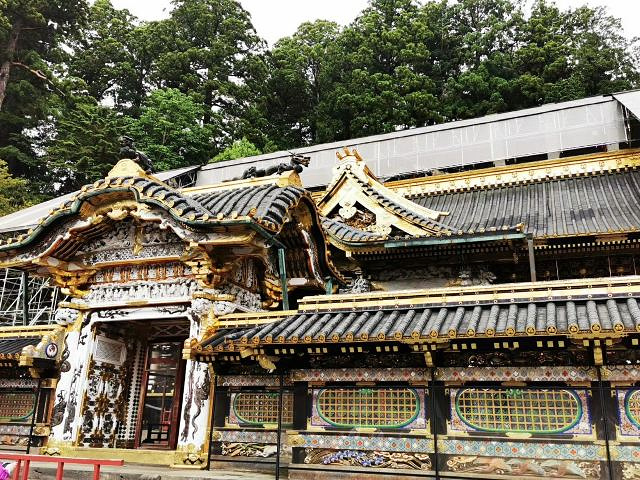 世界文化遗产—金碧辉煌的日光东照宫大走奢靡之风,在全日本的古