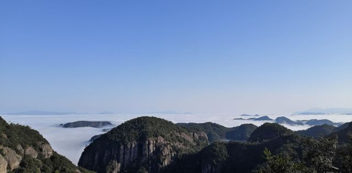 "...到了漂亮的云海，山上风景秀美，一步一景，特别在观音峰的云海，真是美不胜收，震撼人心，大美神仙居_神仙居"的评论图片