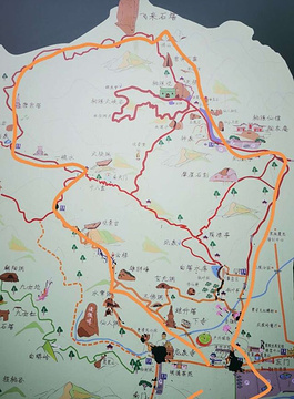 北京凤凰岭景区旅游景点攻略图