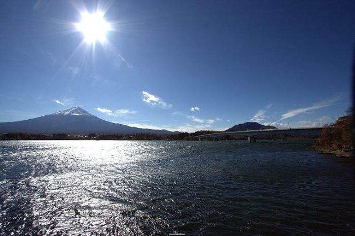 "富士山其实在很多地方都可以看到，但是据说河口湖这边观看的效果最佳_西峡恐龙遗迹园"的评论图片