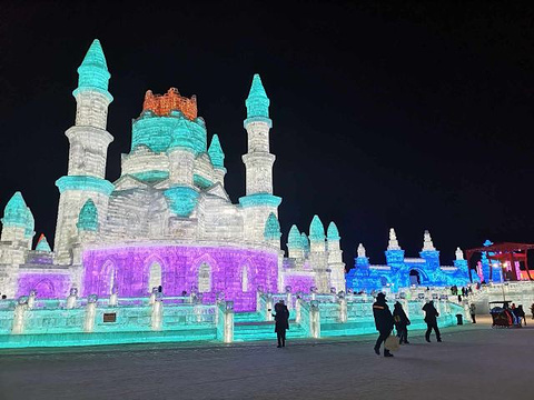 哈尔滨冰雪大世界旅游景点攻略图