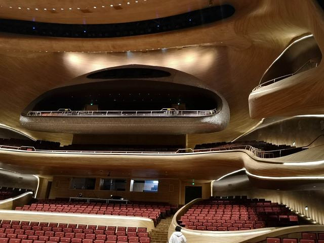 "...型，剧场外建筑采用了异型双曲面的外型设计，实现了内外整体风格的统一，成为哈尔滨的标志性建筑之一_哈尔滨大剧院"的评论图片