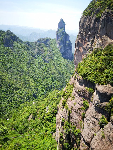 "累的根本不想欣赏沿途的风景。累的只想赶紧下来，赶紧到下面。上去坐的是索道，下来是徒步_神仙居"的评论图片