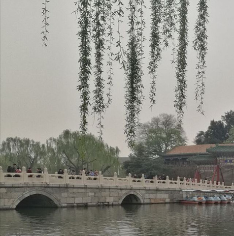 北海公园古称太液池,从辽代起就一直是皇家公园,这个太液池中还有一个