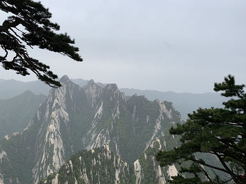 华山西峰索道旅游景点攻略图