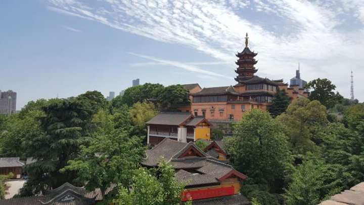 "南京鸡鸣寺坐落于鸡鸣寺路上，是南京有名的的古寺之一，鸡鸣寺有着“南朝第一寺”的美誉_鸡鸣寺"的评论图片