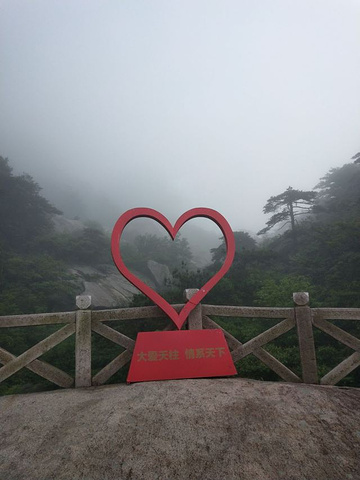 "听说天柱山不远，下午三点半紧赶上山，从大龙窝索道上下，天公不作美雾太大，啥也看不见，遗憾而归，..._天柱山"的评论图片