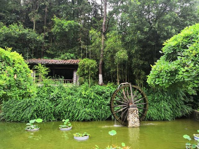 "去的时候刚好雨过天晴，景色还不错，适合照相。里面有展示制瓷的地方，大部分景点都是后来修建的_景德镇古窑民俗博览区"的评论图片