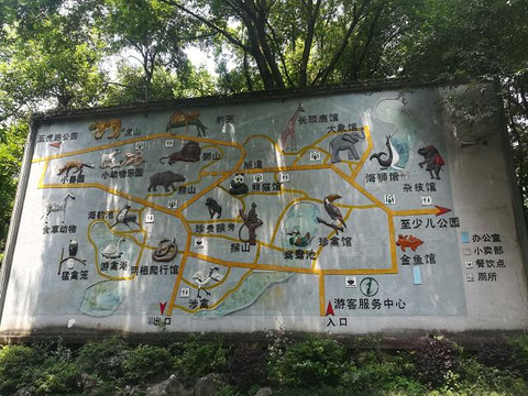 杭州动物园旅游景点攻略图