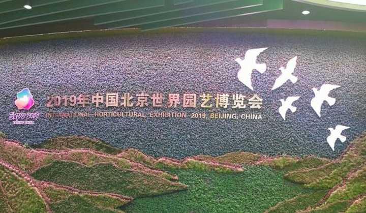 "园内景色美得很，园区也很大，各个展馆之间布局合理，去过的人都说好_甘肃园(北京世界园艺博览会)"的评论图片