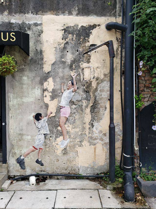 槟城街头艺术街区