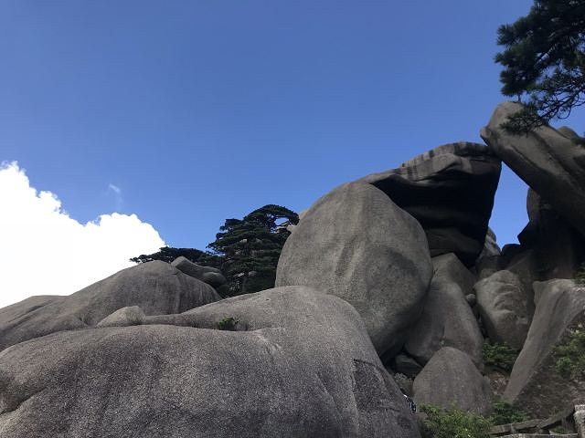 黃山是安徽旅遊的標誌是中國十大風景名勝唯一的山嶽風光景色