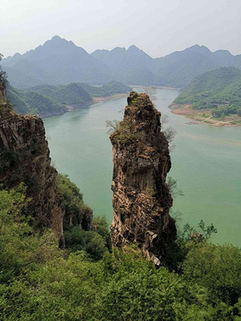 易水湖景区旅游景点攻略图