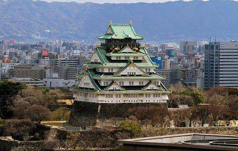 大阪城天守阁旅游景点攻略图